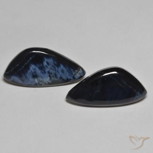 9.44 ctw Multicolor Pietersite Stones, Natural Pietersite in Fancy Cabochon Shape for Sale