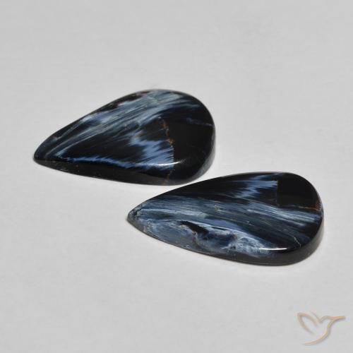 Pietersite Gemstones in 15.1 x 8.6 mm Size for Sale, Pietersite Stones in Multicolor Color