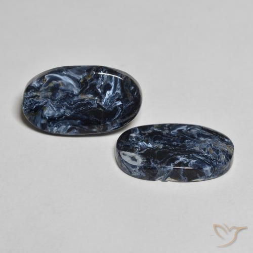 10.11 ctw Multicolor Pietersite Stones, Natural Pietersite in Oval Cabochon Shape for Sale