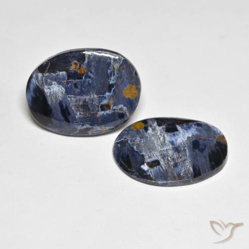 10.24 ctw Multicolor Pietersite Stones, Natural Pietersite in Oval Cabochon Shape for Sale