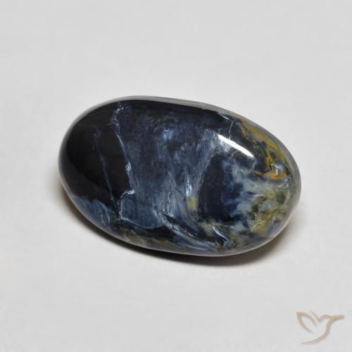 6.42 ct Multicolor Pietersite Stone, Natural Pietersite in Oval Cabochon Shape for Sale