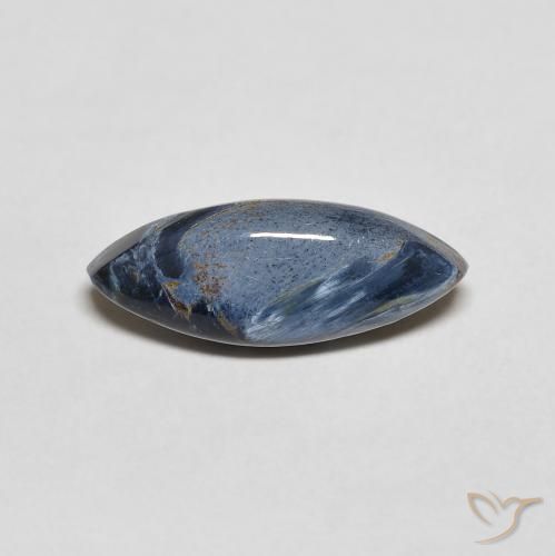 2.02ct Natural Multicolor Pietersite, Marquise, Opaque