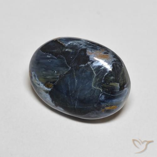 5.56 ct Multicolor Pietersite Stone, Natural Pietersite in Oval Cabochon Shape for Sale