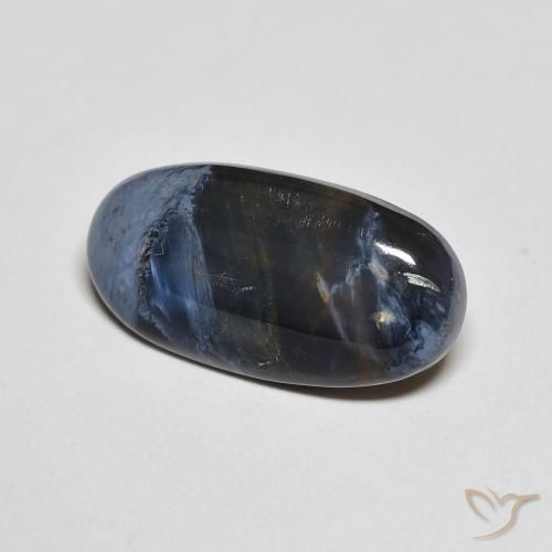 4.76 ct Multicolor Pietersite Stone, Natural Pietersite in Oval Cabochon Shape for Sale