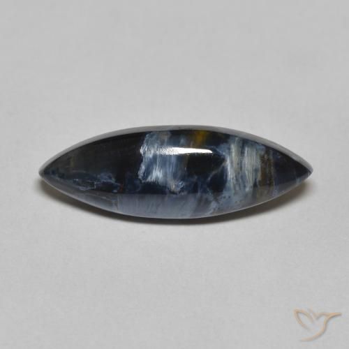3.03ct Natural Multicolor Pietersite, Marquise, Opaque