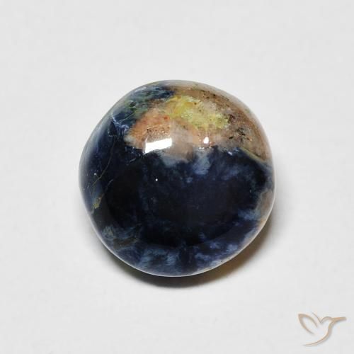 1.35ct Natural Multicolor Pietersite, Round, Opaque