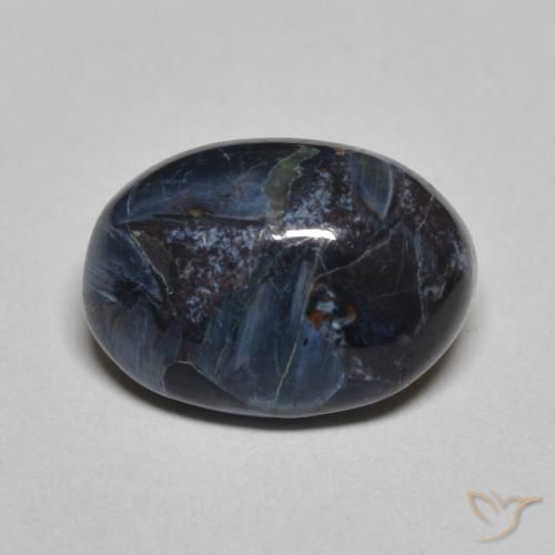 4.92ct Natural Multicolor Pietersite, Oval, Opaque