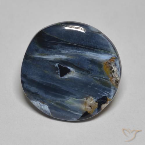 3.17ct Natural Multicolor Pietersite, Round, Opaque
