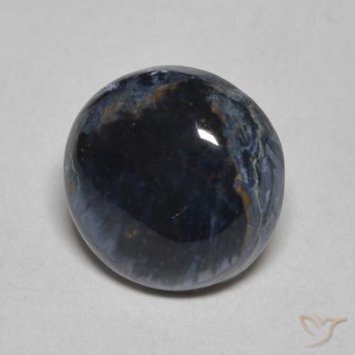 1.71 ct Multicolor Pietersite Stone, Natural Pietersite in Round Cabochon Shape for Sale