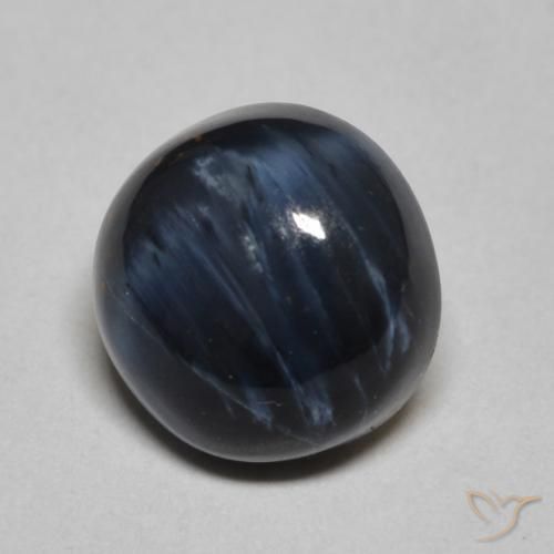 1.86 ct Multicolor Pietersite Stone, Natural Pietersite in Round Cabochon Shape for Sale