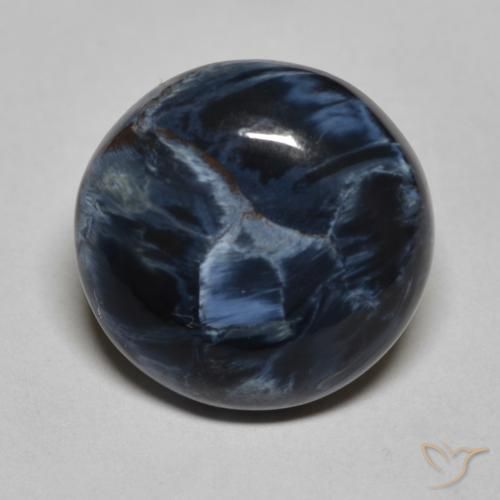 7.08ct Natural Multicolor Pietersite, Round, Opaque
