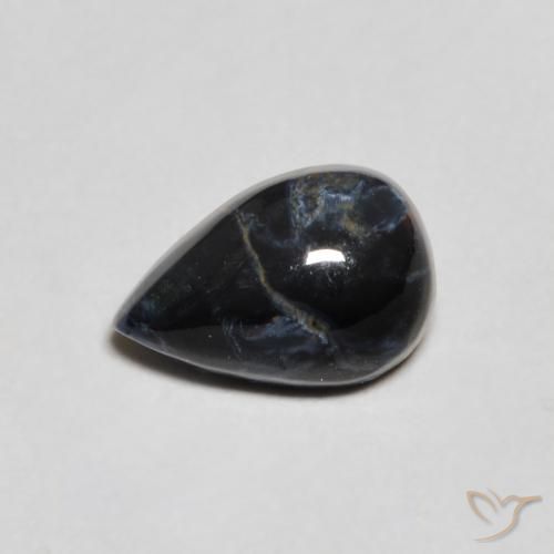 1.13ct Natural Multicolor Pietersite, Pear Shape, Opaque