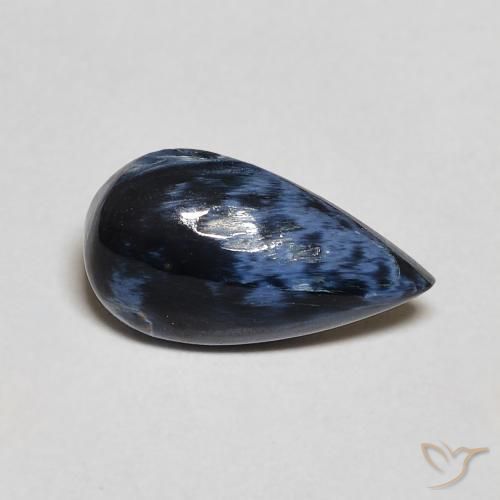 1.11ct Natural Multicolor Pietersite, Pear Shape, Opaque