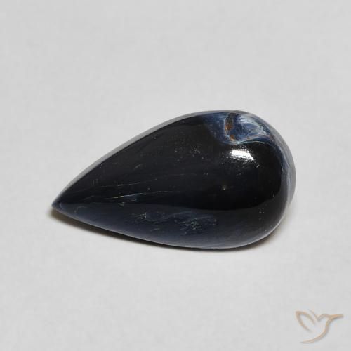 1.11 ct Multicolor Pietersite Stone, Natural Pietersite in Pear Cabochon Shape for Sale