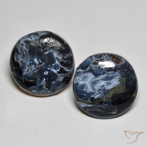 6.75ctw Natural Multicolor Pietersite, Round, Opaque