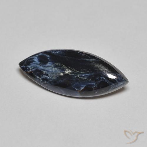 1.88 ct Multicolor Pietersite Stone, Natural Pietersite in Marquise Cabochon Shape for Sale