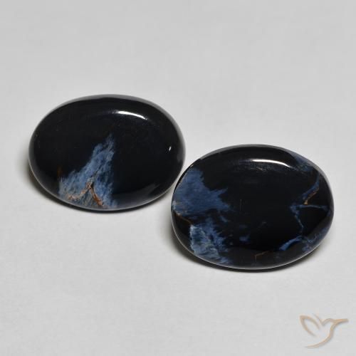 9.73 ct Oval Pietersite, 14.3 x 11.1 mm From Namibia, Photo A