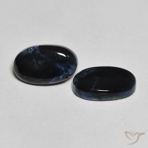 3.31 ctw Multicolor Pietersite Stones, Natural Pietersite in Oval Cabochon Shape for Sale