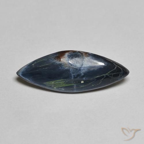 1.81ct Natural Multicolor Pietersite, Marquise, Opaque