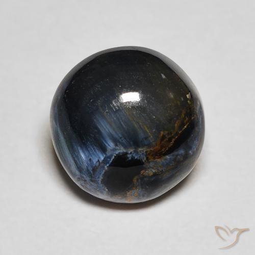 2.17 ct Multicolor Pietersite Gemstone, Pietersite Gem in Round Cabochon Shape for Sale.