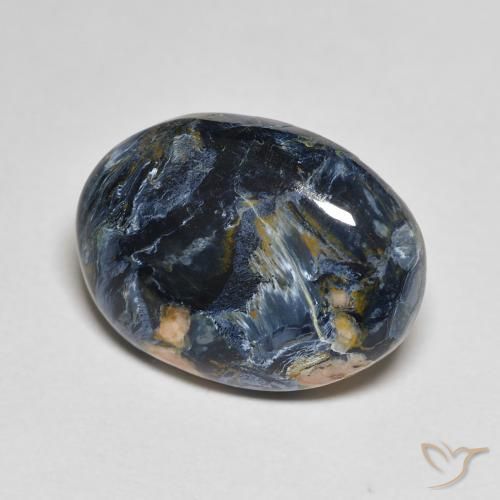 6.16 ct Multicolor Pietersite Stone, Natural Pietersite in Oval Cabochon Shape for Sale