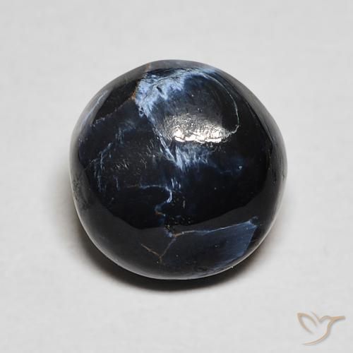 1.76ct Natural Multicolor Pietersite, Round, Opaque