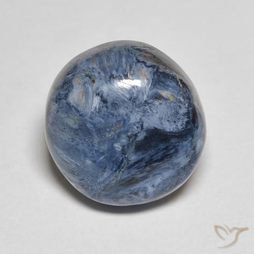 4.57ct Natural Multicolor Pietersite, Round, Opaque