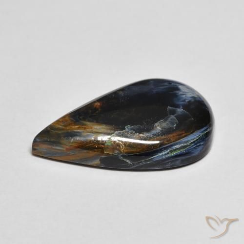 Pietersite Gemstone in 17.9 x 10.1 mm Size for Sale, Pietersite Stone in Multicolor Color
