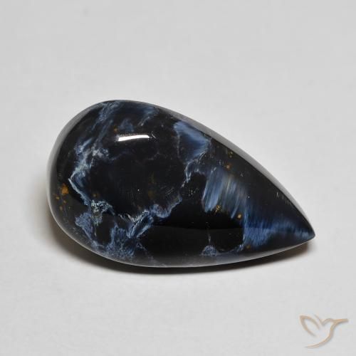 8.57ct Natural Multicolor Pietersite, Pear Shape, Opaque