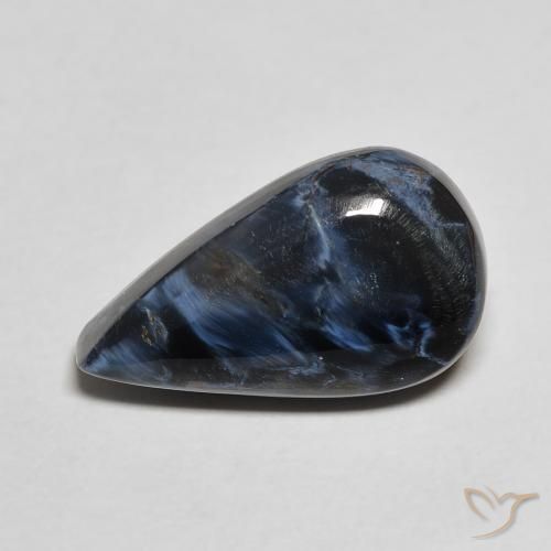 4.48ct Natural Multicolor Pietersite, Pear Shape, Opaque