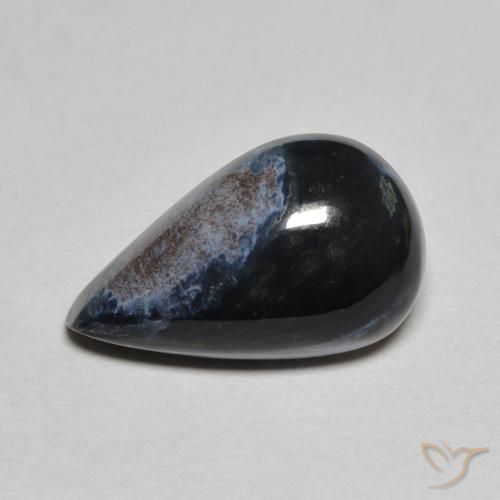 4.12ct Natural Multicolor Pietersite, Pear Shape, Opaque
