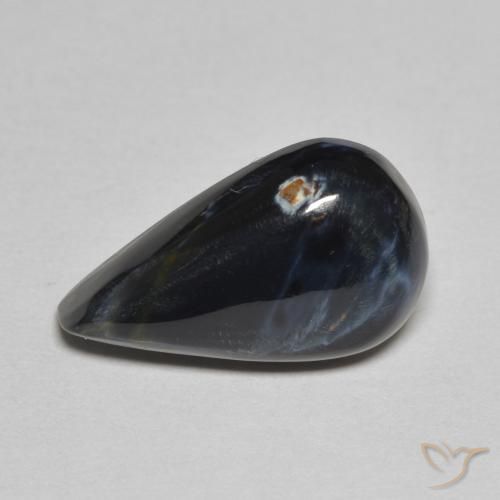 4.19ct Natural Multicolor Pietersite, Pear Shape, Opaque