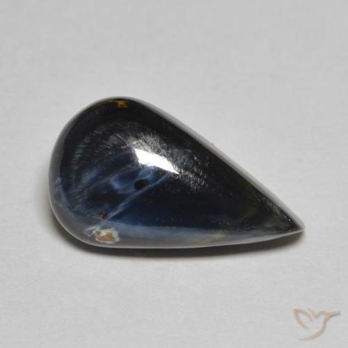 4.19 ct Multicolor Pietersite Stone, Natural Pietersite in Pear Cabochon Shape for Sale