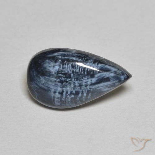 1.79ct Natural Multicolor Pietersite, Pear Shape, Opaque