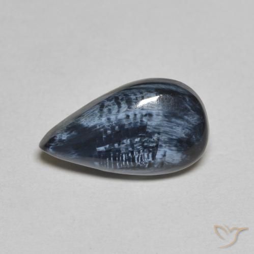 1.79 ct Multicolor Pietersite Stone, Natural Pietersite in Pear Cabochon Shape for Sale
