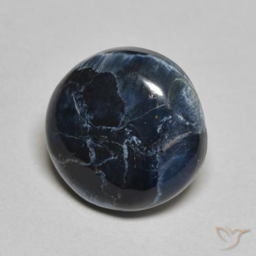 3.36 ct Multicolor Pietersite Stone, Natural Pietersite in Round Cabochon Shape for Sale