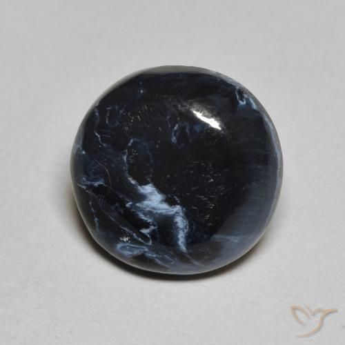 3.96 ct Multicolor Pietersite Stone, Natural Pietersite in Round Cabochon Shape for Sale