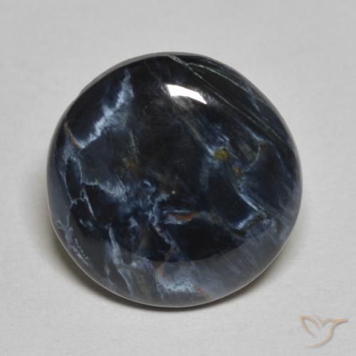 4.12ct Natural Multicolor Pietersite, Round, Opaque