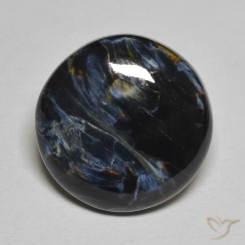 5.63ct Natural Multicolor Pietersite, Round, Opaque