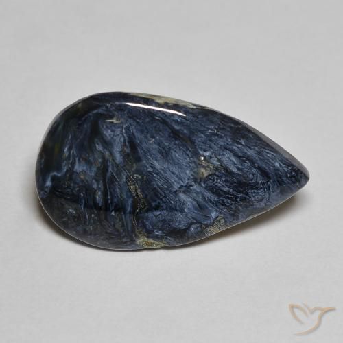 5.03ct Natural Multicolor Pietersite, Pear Shape, Opaque