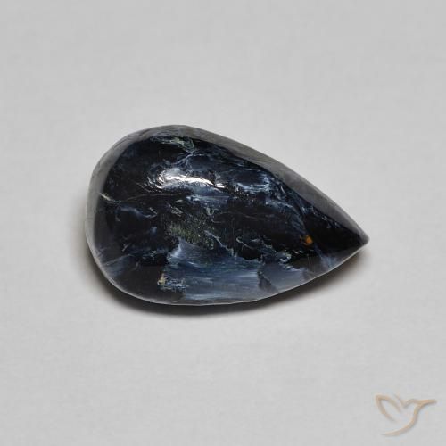 2.39 ct Multicolor Pietersite Stone, Natural Pietersite in Pear Cabochon Shape for Sale