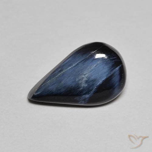 2.65ct Natural Multicolor Pietersite, Pear Shape, Opaque