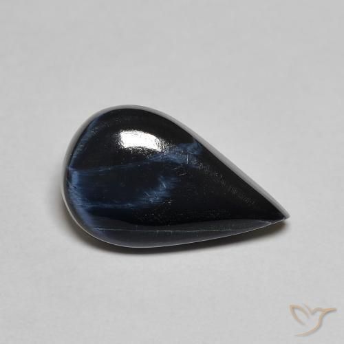 2.65 ct Multicolor Pietersite Stone, Natural Pietersite in Pear Cabochon Shape for Sale