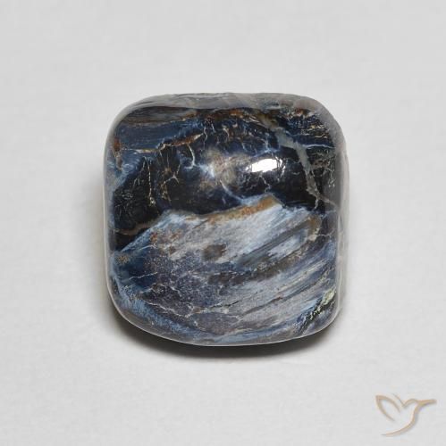 5.31ct Natural Multicolor Pietersite, Cushion, Opaque