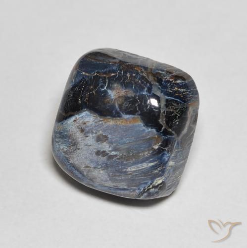 5.31 ct Multicolor Pietersite Stone, Natural Pietersite in Cushion Cabochon Shape for Sale