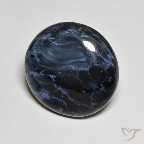 9.74 ct Multicolor Pietersite Stone, Natural Pietersite in Round Cabochon Shape for Sale