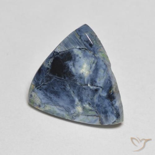 3.26 ct Multicolor Pietersite Stone, Natural Pietersite in Trillion Cabochon Shape for Sale