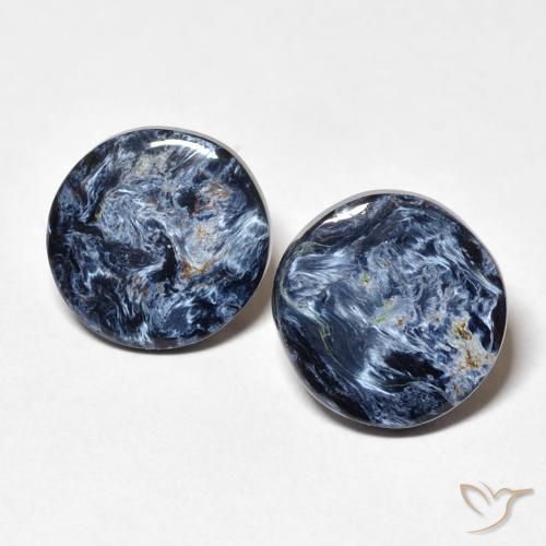 5.92 ct Round Pietersite, 11.6 mm From Namibia, Photo A