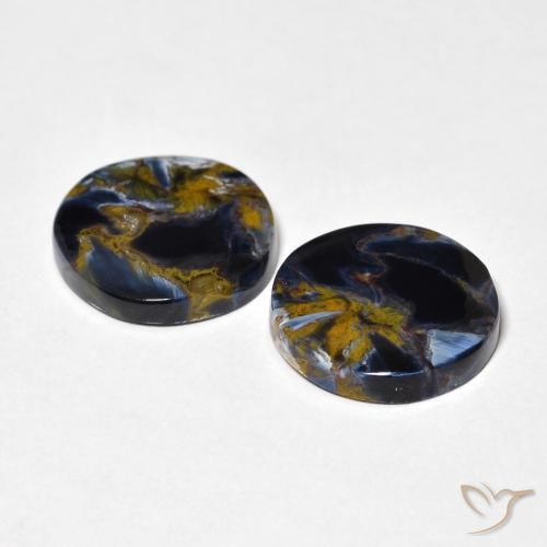 Pietersite Gemstones in 14 mm (calibrated) Size for Sale, Pietersite Stones in Multicolor Color