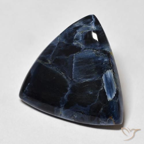 11.00 ct Multicolor Pietersite Stone, Natural Pietersite in Trillion Cabochon Shape for Sale